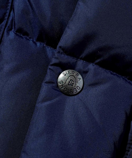 SIERRA DESIGNS(シェラデザイン)の「FUDGE 2月号掲載モデル【SIERRA DESIGNS】ダウンベスト / ZIP DOWN VEST(ダウンベスト・レディース・ブラック/ターコイズブルー/オレンジ/タン/ダークネイビー/オリーブ/イエロー/パープル・X-LARGE/LARGE/MEDIUM/SMALL/X-SMALL)」の15枚目の写真