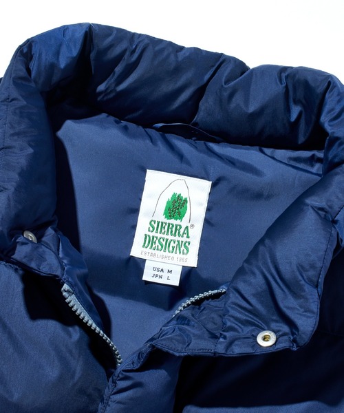 SIERRA DESIGNS(シェラデザイン)の「FUDGE 2月号掲載モデル【SIERRA DESIGNS】ダウンベスト / ZIP DOWN VEST(ダウンベスト・レディース・ブラック/ターコイズブルー/オレンジ/タン/ダークネイビー/オリーブ/イエロー/パープル・X-LARGE/LARGE/MEDIUM/SMALL/X-SMALL)」の21枚目の写真