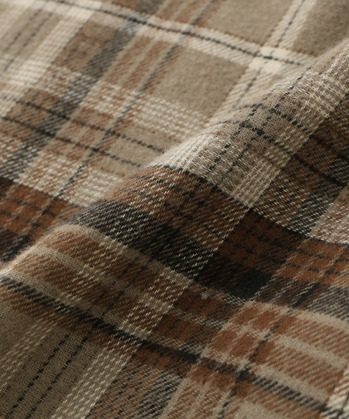 B.C STOCK(ベーセーストック)の「NEW ブレーメン PLAID チェックレギュラーカラーシャツ(シャツ/ブラウス・メンズ・グレー/ネイビー/ブラウン・MEDIUM/LARGE)」の11枚目の写真