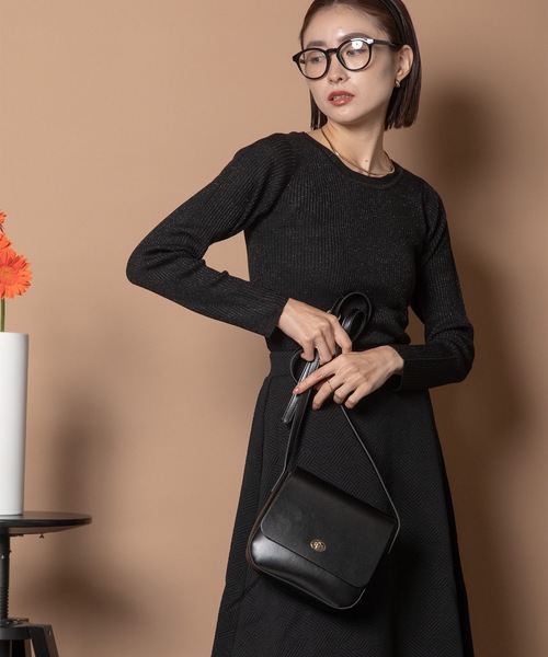 Bou Jeloud（ブージュルード）の「エコBAGSETショルダーBAG（ショルダーバッグ・レディース・ブラック/キャメル・FREE）」の2枚目の写真