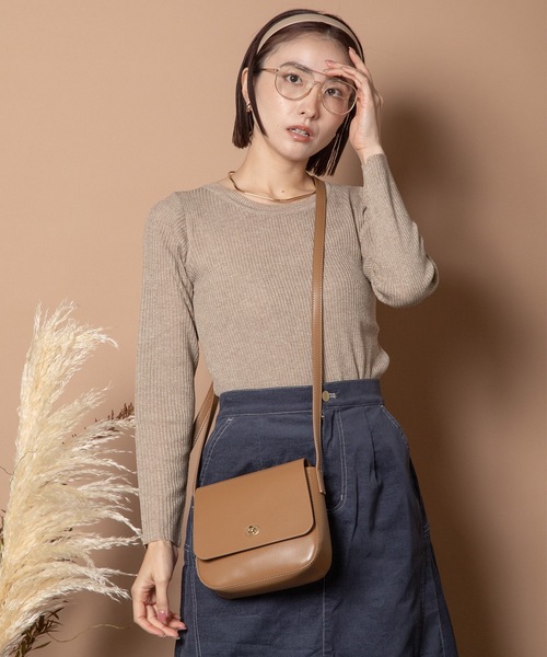 Bou Jeloud（ブージュルード）の「エコBAGSETショルダーBAG（ショルダーバッグ・レディース・ブラック/キャメル・FREE）」の4枚目の写真