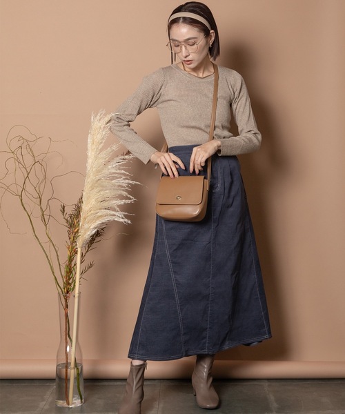 Bou Jeloud（ブージュルード）の「エコBAGSETショルダーBAG（ショルダーバッグ・レディース・ブラック/キャメル・FREE）」の6枚目の写真