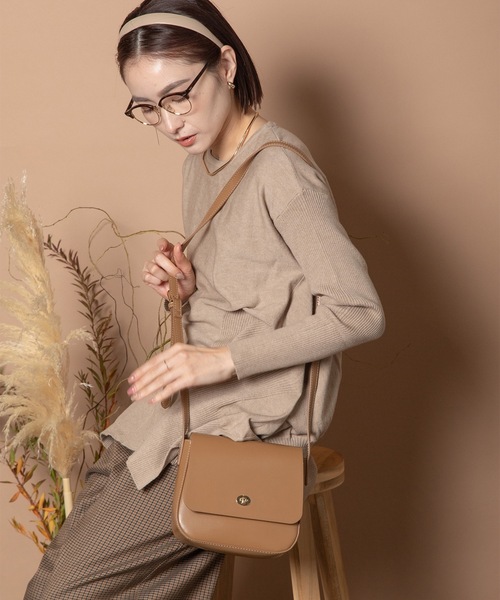 Bou Jeloud（ブージュルード）の「エコBAGSETショルダーBAG（ショルダーバッグ・レディース・ブラック/キャメル・FREE）」の7枚目の写真