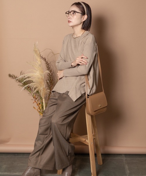 Bou Jeloud（ブージュルード）の「エコBAGSETショルダーBAG（ショルダーバッグ・レディース・ブラック/キャメル・FREE）」の9枚目の写真