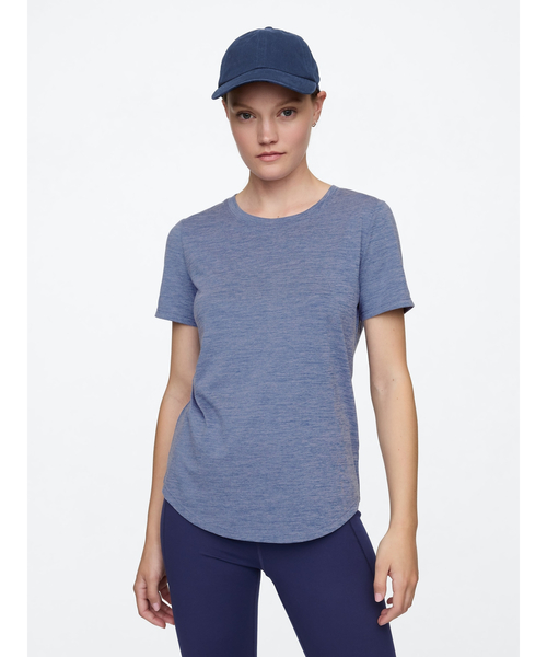 GAP(ギャップ)の「GapFit 起毛 ジャージ Tシャツ(Tシャツ/カットソー・レディース・ブルー/グリーン/ブラック・XS/XXS/M/S/L)」の1枚目の写真