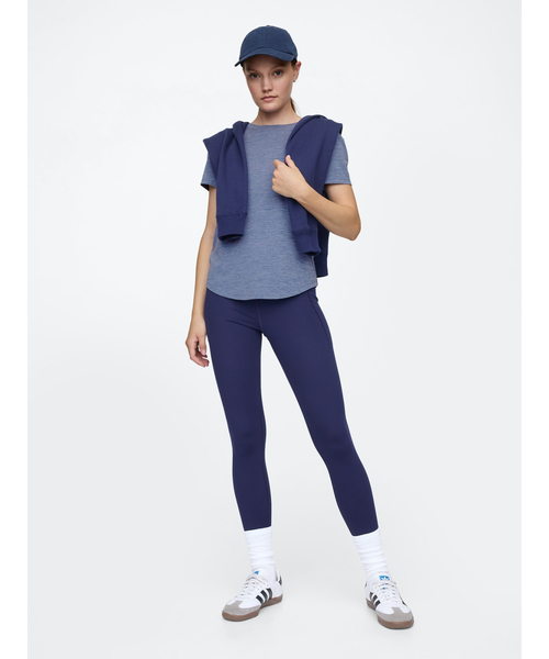 GAP(ギャップ)の「GapFit 起毛 ジャージ Tシャツ(Tシャツ/カットソー・レディース・ブルー/グリーン/ブラック・XS/XXS/M/S/L)」の6枚目の写真