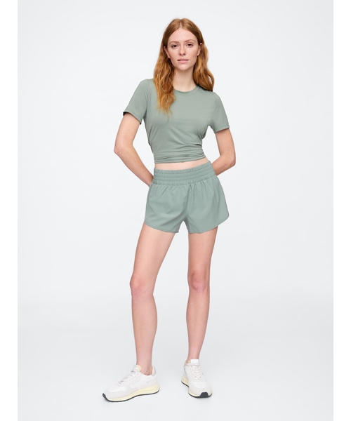 GAP(ギャップ)の「GapFit 起毛 ジャージ Tシャツ(Tシャツ/カットソー・レディース・ブルー/グリーン/ブラック・XS/XXS/M/S/L)」の7枚目の写真