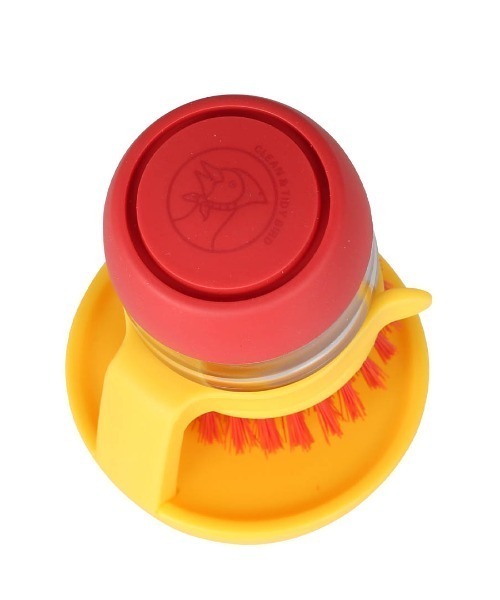 DULTON（ダルトン）の「DISPENSER BRUSH WITH TRAY/ディスペンサーブラシ スタンド付き（掃除グッズ・メンズ・ブルー・FREE）」の5枚目の写真