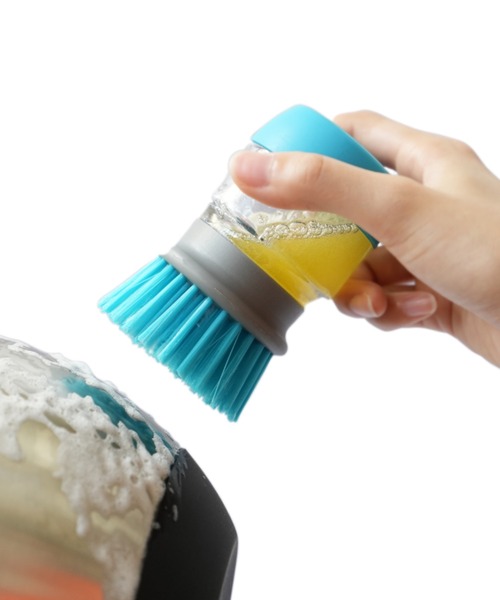 DULTON（ダルトン）の「DISPENSER BRUSH WITH TRAY/ディスペンサーブラシ スタンド付き（掃除グッズ・メンズ・ブルー・FREE）」の8枚目の写真