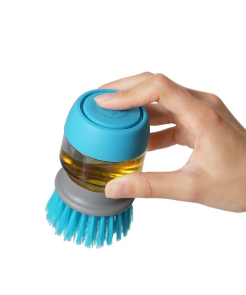 DULTON（ダルトン）の「DISPENSER BRUSH WITH TRAY/ディスペンサーブラシ スタンド付き（掃除グッズ・メンズ・ブルー・FREE）」の10枚目の写真