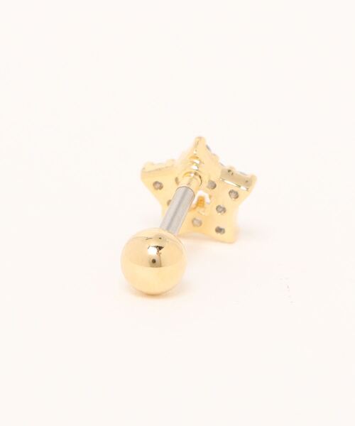 tone(トーン)の「Peoney/片耳用 サージカルステンレス ビジュースターピアス(ピアス(片耳用)・レディース・シルバー/ゴールド/ピンクゴールド・FREE)」の11枚目の写真