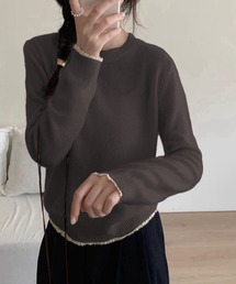 プレミアムアふわもこニットトップス