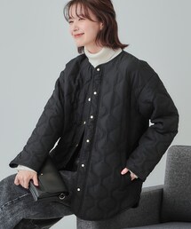 DRESKIP | 【S-LL/撥水】さっと羽織れる 大人が着たい キルトジャケット(ブルゾン)