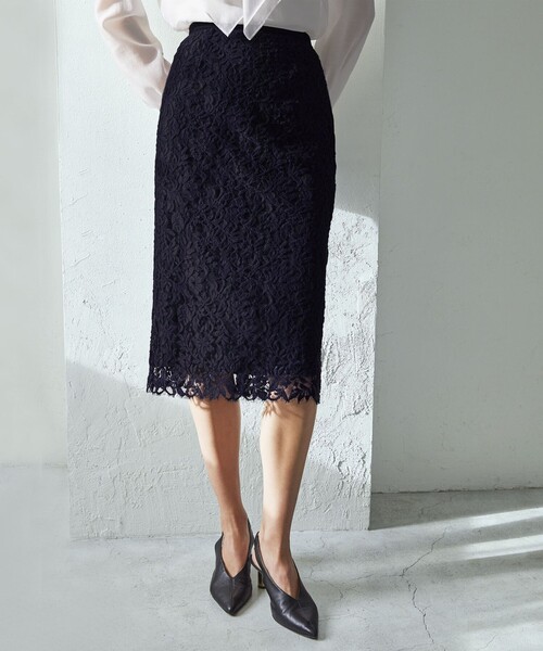 コットンリバーレース タイトスカート（スカート）｜EPOCA（エポカ）