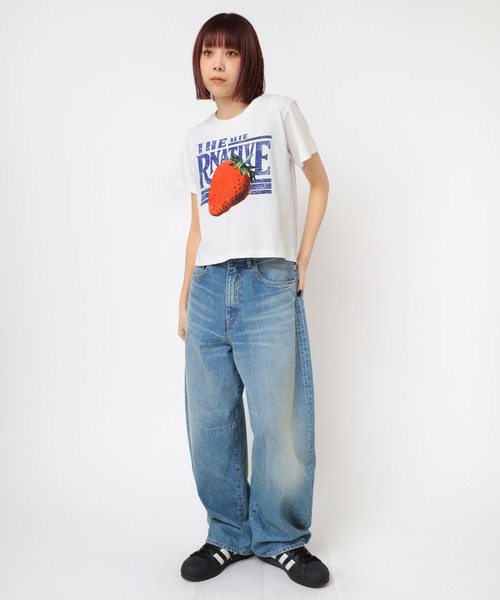 セール】R4297 ハイライズバルーンパンツ（デニムパンツ）｜RNA