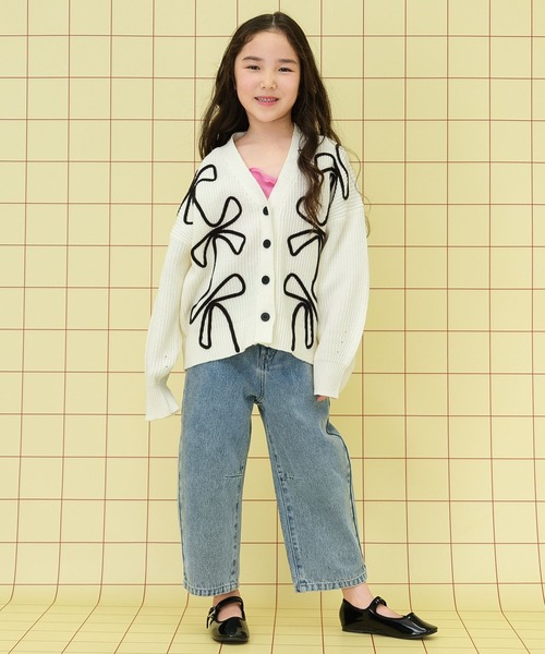 ヨッシー刺繍のグレーのカーディガン MからL ヨッシー刺繍のグレーのカーディガン MからL - メルカリ
