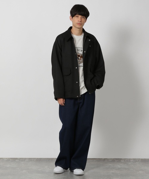 LAKOLE（ラコレ）の「ドッグ刺繍スウェットプルオーバー / 283131（スウェット・メンズ・セージグリーン/グレー/チャコールグレー・MEDIUM/LARGE）」の17枚目の写真