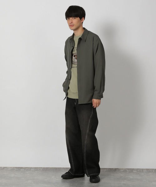 LAKOLE（ラコレ）の「ドッグ刺繍スウェットプルオーバー / 283131（スウェット・メンズ・セージグリーン/グレー/チャコールグレー・MEDIUM/LARGE）」の19枚目の写真