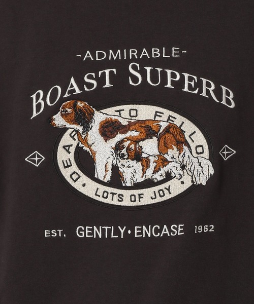 LAKOLE（ラコレ）の「ドッグ刺繍スウェットプルオーバー / 283131（スウェット・メンズ・セージグリーン/グレー/チャコールグレー・MEDIUM/LARGE）」の16枚目の写真