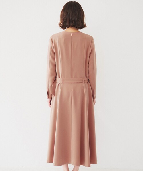 UNTITLED（アンタイトル）の「ローウエストフレアワンピース（ワンピース・レディース・ピンク系/ネイビー・00/01/02/03/04/42/44/46/48/50）」の6枚目の写真