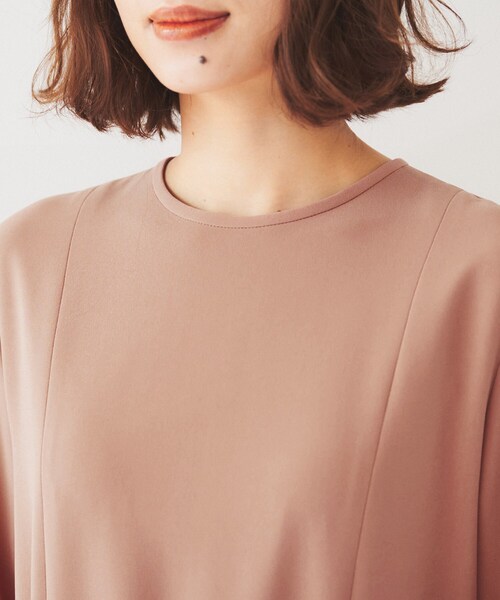 UNTITLED（アンタイトル）の「ローウエストフレアワンピース（ワンピース・レディース・ピンク系/ネイビー・00/01/02/03/04/42/44/46/48/50）」の7枚目の写真