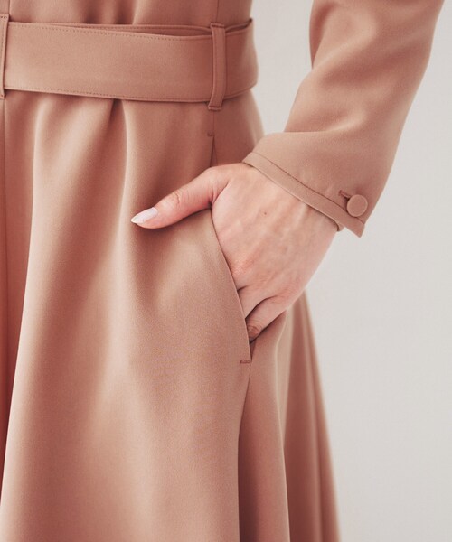 UNTITLED（アンタイトル）の「ローウエストフレアワンピース（ワンピース・レディース・ピンク系/ネイビー・00/01/02/03/04/42/44/46/48/50）」の12枚目の写真