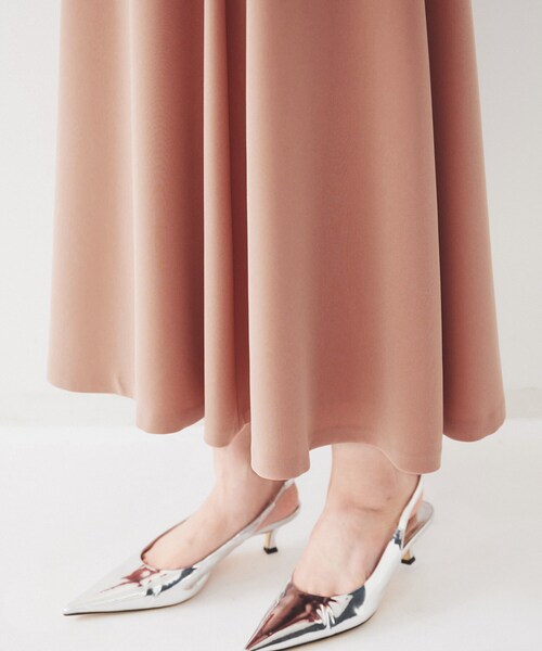 UNTITLED（アンタイトル）の「ローウエストフレアワンピース（ワンピース・レディース・ピンク系/ネイビー・00/01/02/03/04/42/44/46/48/50）」の13枚目の写真