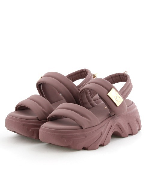 NICAL（ニカル）の「【NICAL】ダブルベルトパデットサンダル/554216（サンダル・レディース・カーキ/アイボリー/ブラック/ピンク・MEDIUM/SMALL/X-LARGE/LARGE）」の16枚目の写真