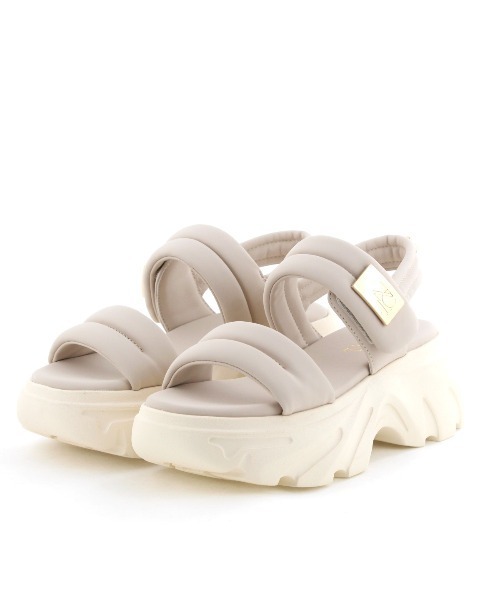 NICAL（ニカル）の「【NICAL】ダブルベルトパデットサンダル/554216（サンダル・レディース・カーキ/アイボリー/ブラック/ピンク・MEDIUM/SMALL/X-LARGE/LARGE）」の13枚目の写真