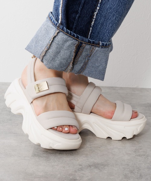 NICAL（ニカル）の「【NICAL】ダブルベルトパデットサンダル/554216（サンダル・レディース・カーキ/アイボリー/ブラック/ピンク・MEDIUM/SMALL/X-LARGE/LARGE）」の21枚目の写真