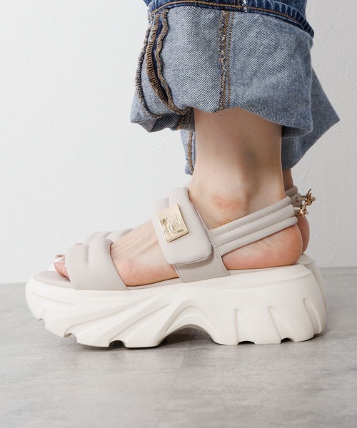 NICAL（ニカル）の「【NICAL】ダブルベルトパデットサンダル/554216（サンダル・レディース・カーキ/アイボリー/ブラック/ピンク・MEDIUM/SMALL/X-LARGE/LARGE）」の22枚目の写真