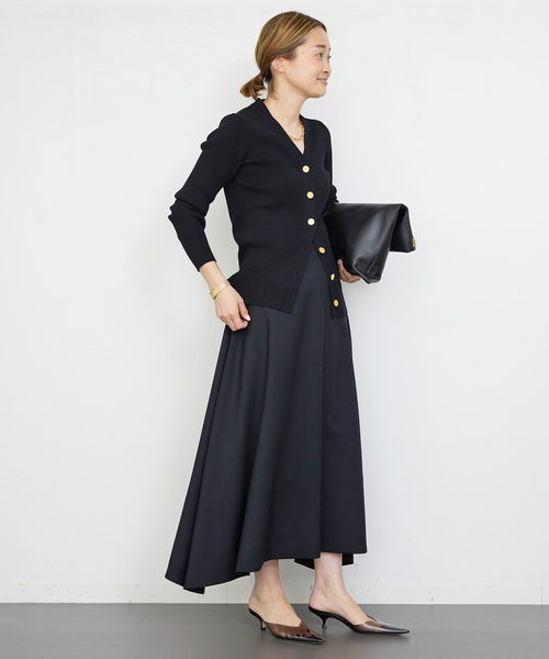 追加 *DINER RIB Vネックカーディガン（カーディガン/ボレロ