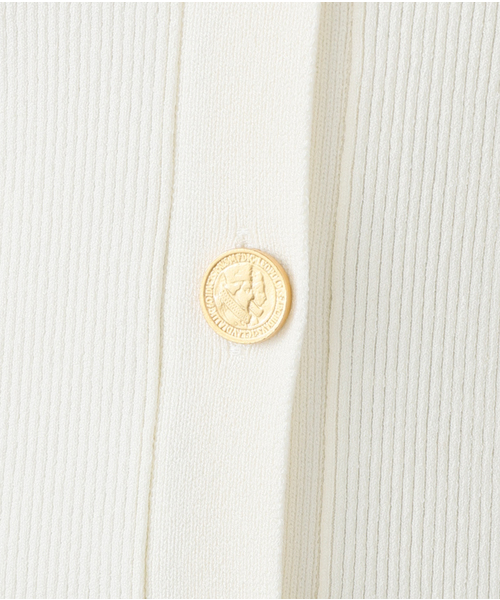 追加 *DINER RIB Vネックカーディガン（カーディガン/ボレロ