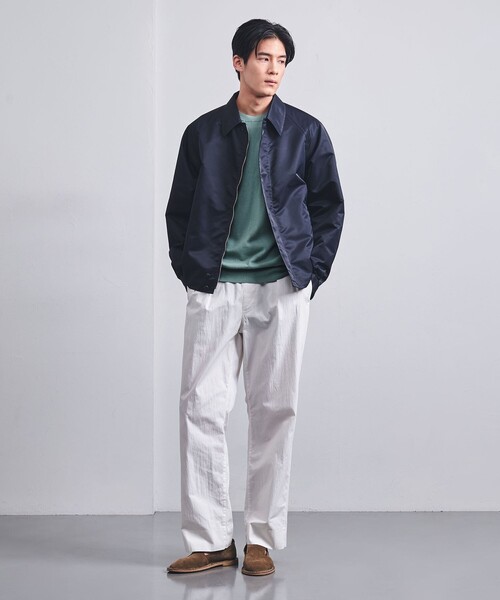 UNITED ARROWS（ユナイテッドアローズ）の「４シーズンズ ハイゲージ クルーネックニット（ニット/セーター・メンズ・ブラック/ライム/オレンジ/ケリーグリーン・S/M/L/XL）」の6枚目の写真