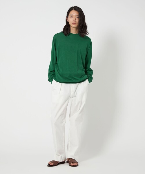 UNITED ARROWS（ユナイテッドアローズ）の「４シーズンズ ハイゲージ クルーネックニット（ニット/セーター・メンズ・ブラック/ライム/オレンジ/ケリーグリーン・S/M/L/XL）」の11枚目の写真