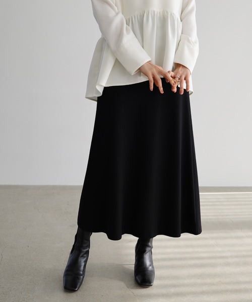 セール】ポンチセミフレアスカート（スカート）｜evernavy（エバー