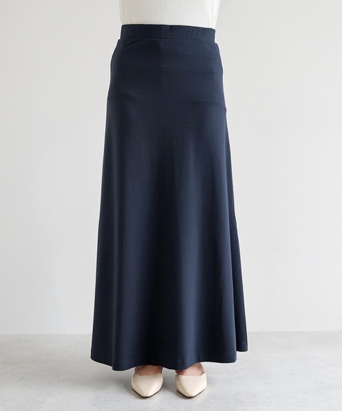 5万円以上 ADORE ネイビー フレアスカート　未使用品♩ KOEISTORE スカート ひざ丈 フレアスカート レディース 膝丈