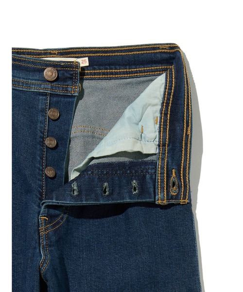 Levi's(リーバイス)の「Levi's/リーバイス RIVETED RIBCAGE ジーンズ ダークインディゴ(デニムパンツ・レディース・ダークインディゴブルー・23inch/24inch/25inch/26inch/27inch/28inch)」の5枚目の写真