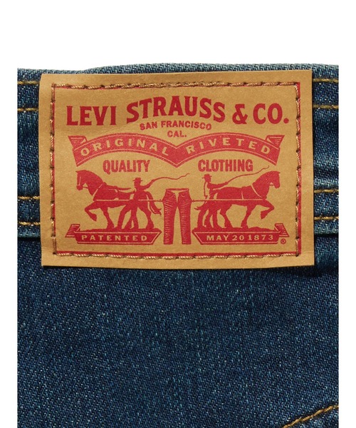 Levi's(リーバイス)の「Levi's/リーバイス RIVETED RIBCAGE ジーンズ ダークインディゴ(デニムパンツ・レディース・ダークインディゴブルー・23inch/24inch/25inch/26inch/27inch/28inch)」の9枚目の写真