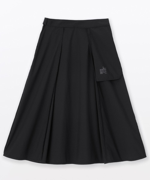 無印良品(ムジルシリョウヒン)の「婦人 乾きやすい ブロードフレアスカート(スカート・レディース・ブルー系/ブラック・S/M/L/XL)」の10枚目の写真