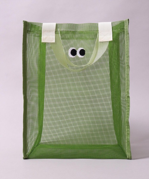 BAYBLO（ベイブロ）の「(SB)カートゥーン アイズ メッシュ ミニ トートバッグ[刺繍]（トートバッグ・レディース・ブラック/サーモンピンク/ダークオレンジ/モスグリーン・ONE SIZE）」の20枚目の写真
