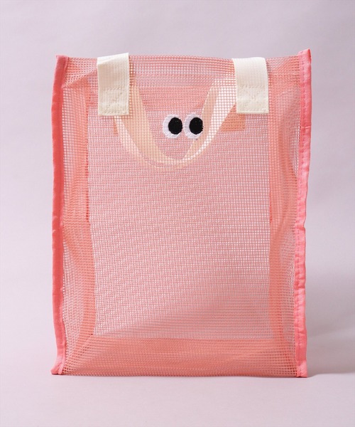 BAYBLO（ベイブロ）の「(SB)カートゥーン アイズ メッシュ ミニ トートバッグ[刺繍]（トートバッグ・レディース・ブラック/サーモンピンク/ダークオレンジ/モスグリーン・ONE SIZE）」の21枚目の写真