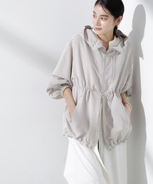 NANO universe | 撥水グログランフードブルゾン(ブルゾン)