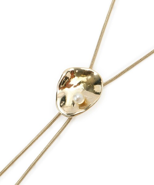 ROPE' PICNIC（ロペピクニック）の「ミニモチーフラリエット（ネックレス・レディース・ホワイト/ゴールド・FREE）」の6枚目の写真