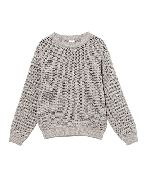 セール】crepuscule / L-G Mesh Pullover（ニット/セーター