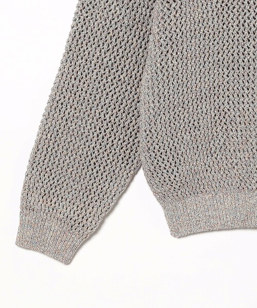 クレプスキュール ニット セール】crepuscule / L-G Mesh Pullover（ニット/セーター