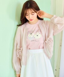 Feroux（フェルゥ）の「リボンポケット シアー ブルゾン（ブルゾン）」