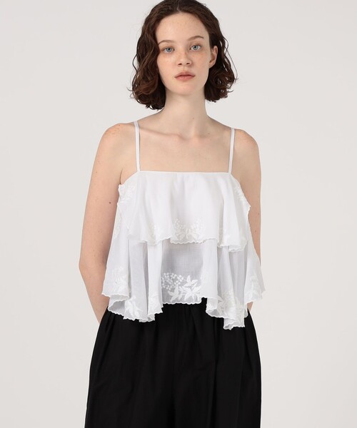 TOMORROWLAND （トゥモローランド）の「JANE GUSTAVSSON BLOOM  キャミソール（キャミソール・レディース・ホワイト・1）」の9枚目の写真