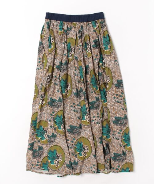 チャイハネ（チャイハネ）の「【チャイハネ】ラフィキロングスカート（スカート・レディース・マスタード/グリーン/ホワイト/ブルー/ブラック・FREE）」の12枚目の写真