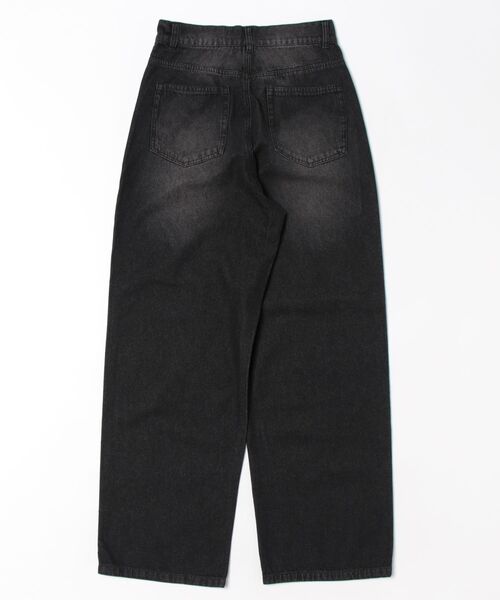 STYLEBLOCK(スタイルブロック)の「デニムラインストーンパンツ(デニムパンツ・レディース・ブラック/ライトブルー/ブルー・M/S)」の4枚目の写真